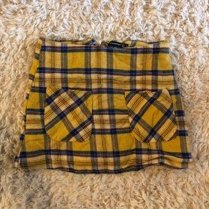 90s look plaid skirt!